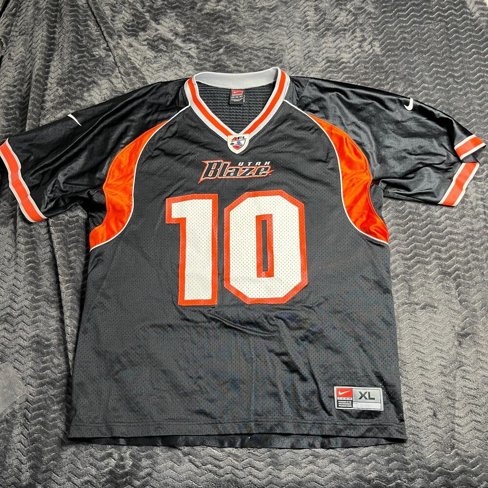 UTAH BLAZE AFL SHIRT JERSEY NIKE Size XL MEN #10 GERMAINE